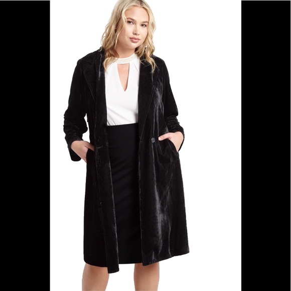 ♨️SOLD OUT!!♨️NWT Plus Velvet Lined Duster Jacket - Picture 2 of 4